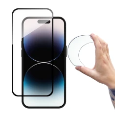 Захисне скло Wozinsky Flexi Nano для iPhone 14 Pro Max Black (9145576261590)