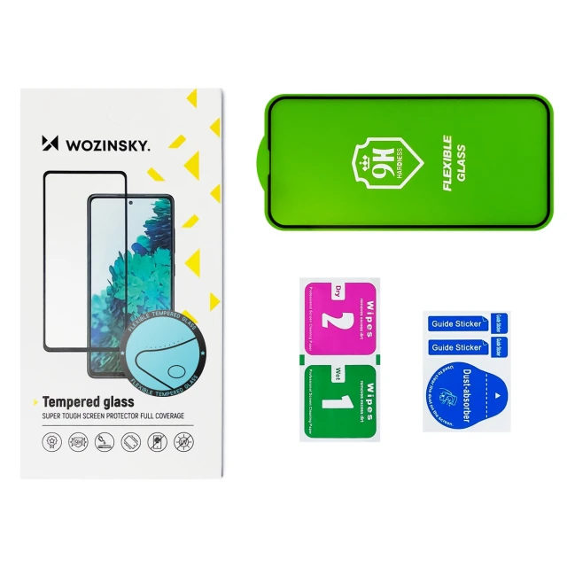 Захисне скло Wozinsky Flexi Nano для iPhone 14 Pro Black (9145576261606)