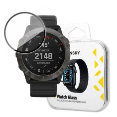 Защитное стекло Wozinsky Hybrid Glass для Garmin Fenix 6X Black (9145576261958)