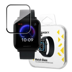 Защитное стекло Wozinsky Hybrid Glass для Xiaomi Amazfit Bip U Black (9145576262078)