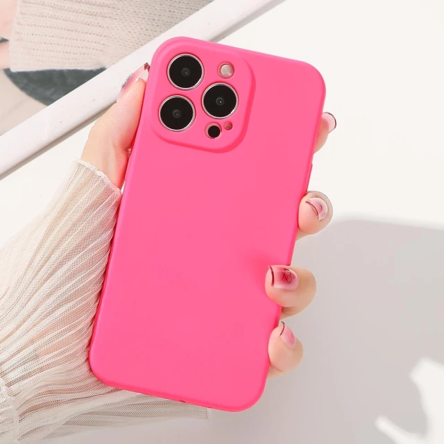 Чохол Hurtel Silicone Cover для iPhone 14 Plus Pink (9145576262337)