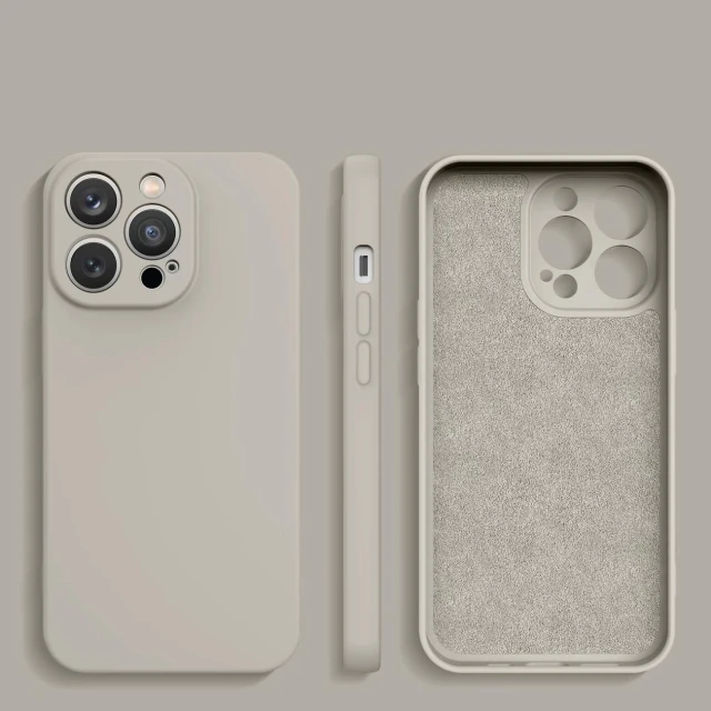 Чохол Hurtel Silicone Cover для iPhone 14 Plus Beige (9145576262344)