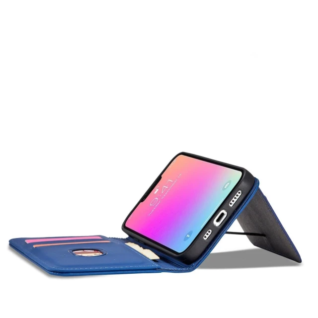 Чохол Hurtel Magnet Card Case для iPhone 14 Plus Blue (9145576263372)
