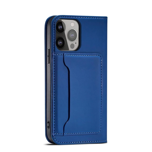 Чохол Hurtel Magnet Card Case для iPhone 14 Plus Blue (9145576263372)