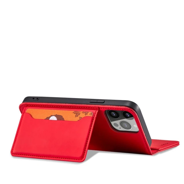 Чохол Hurtel Magnet Card Case для iPhone 14 Plus Red (9145576263389)