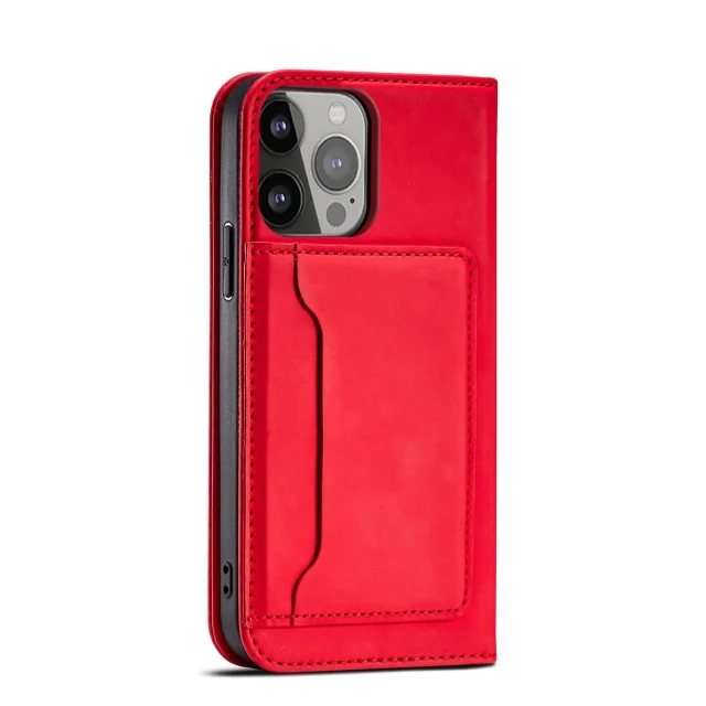 Чохол Hurtel Magnet Card Case для iPhone 14 Plus Red (9145576263389)