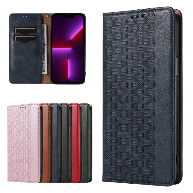 Чохол Hurtel Flip Wallet Mini Lanyard Stand для iPhone 14 Blue (9145576263532)