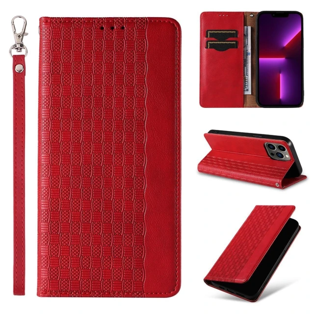 Чохол Hurtel Flip Wallet для iPhone 14 Pro Red (9145576263624)