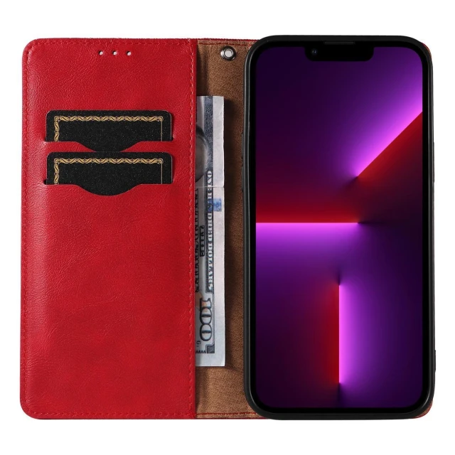 Чохол Hurtel Flip Wallet для iPhone 14 Pro Red (9145576263624)