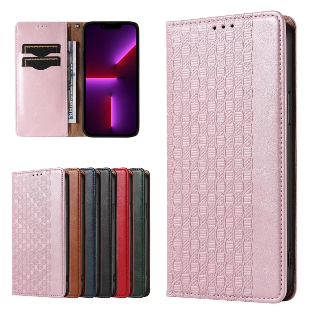 Чохол Hurtel Flip Wallet для iPhone 14 Pro Pink (9145576263631)