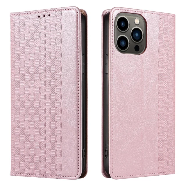 Чохол Hurtel Flip Wallet для iPhone 14 Pro Pink (9145576263631)