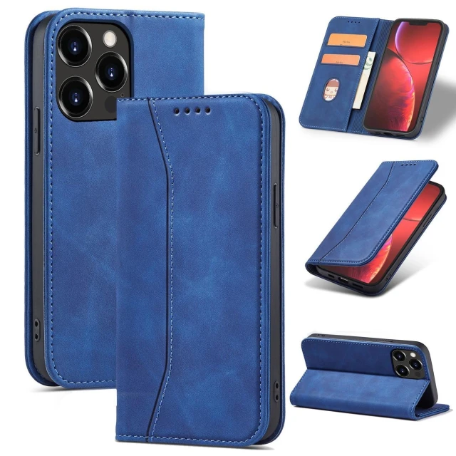 Чехол Hurtel Magnet Fancy Case для iPhone 14 Plus Blue (9145576263761)