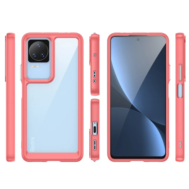 Чохол Hurtel Outer Space для Xiaomi Poco F4 Red (9145576264089)