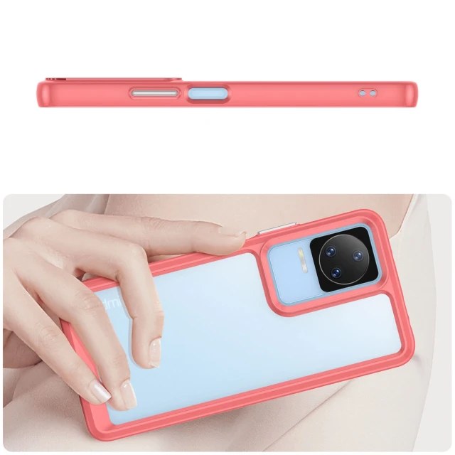 Чохол Hurtel Outer Space для Xiaomi Poco F4 Red (9145576264089)