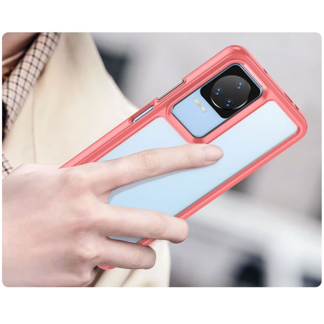 Чохол Hurtel Outer Space для Xiaomi Poco F4 Red (9145576264089)