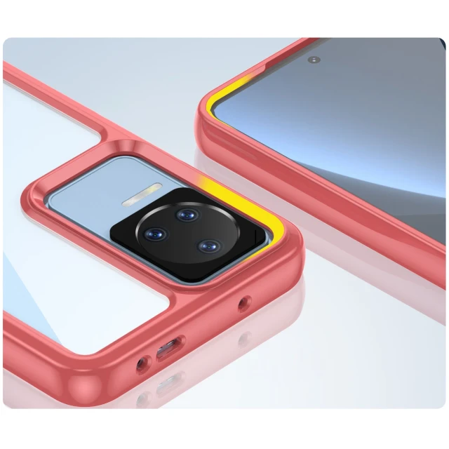 Чохол Hurtel Outer Space для Xiaomi Poco F4 Red (9145576264089)