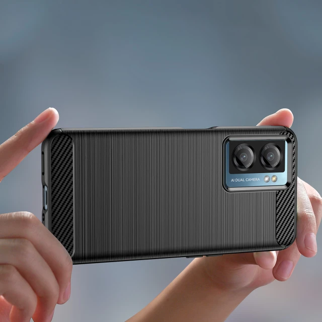 Чохол HRT Carbon Case для Xiaomi Poco F4 5G Black (9145576264348)