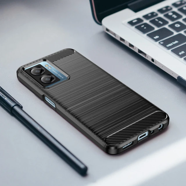 Чохол HRT Carbon Case для Xiaomi Poco F4 5G Black (9145576264348)