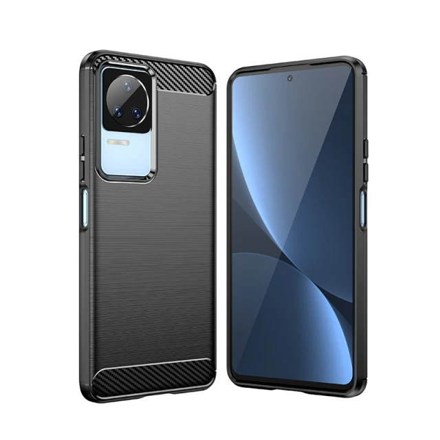 Чохол HRT Carbon Case для Xiaomi Poco F4 5G Black (9145576264348)