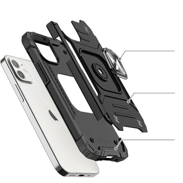 Чохол Wozinsky Ring Armor для iPhone 14 | 13 Black (9145576265451)