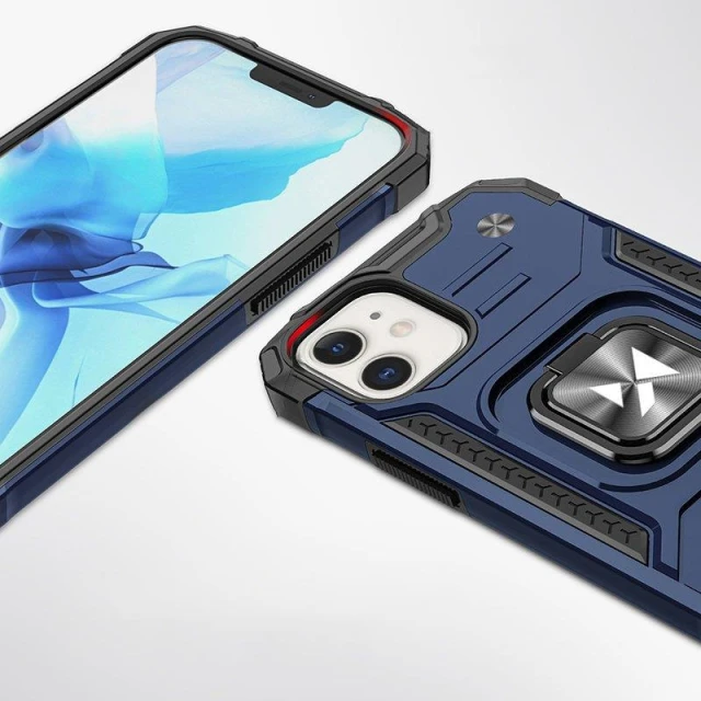 Чохол Wozinsky Ring Armor для iPhone 14 | 13 Blue (9145576265468)