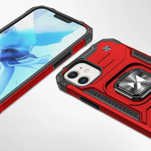 Чохол Wozinsky Ring Armor для iPhone 14 | 13 Red (9145576265475)