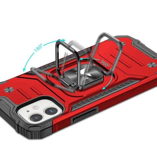 Чохол Wozinsky Ring Armor для iPhone 14 | 13 Red (9145576265475)