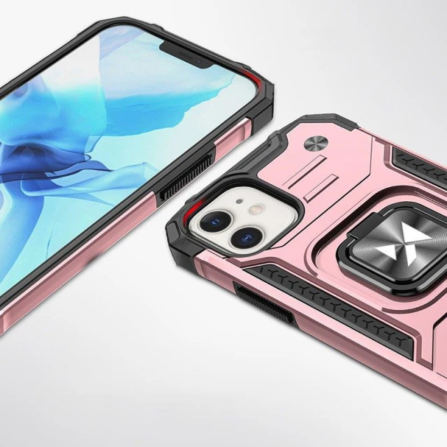 Чехол Wozinsky Ring Armor для iPhone 14 | 13 Gold (9145576265482)