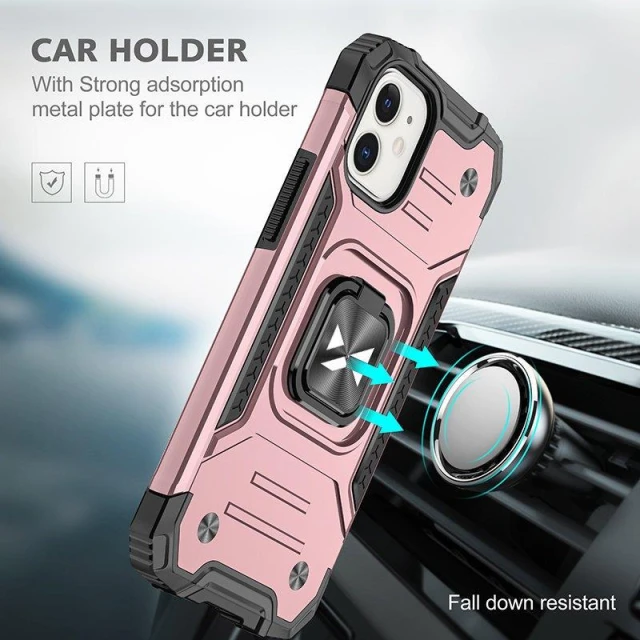 Чехол Wozinsky Ring Armor для iPhone 14 | 13 Gold (9145576265482)