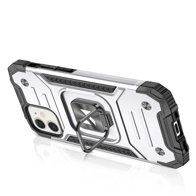 Чохол Wozinsky Ring Armor для iPhone 14 | 13 Silver (9145576265499)