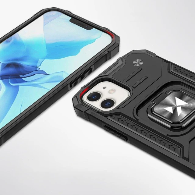 Чехол Wozinsky Ring Armor для iPhone 14 Plus Black (9145576265505)