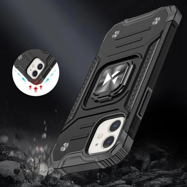 Чехол Wozinsky Ring Armor для iPhone 14 Plus Black (9145576265505)