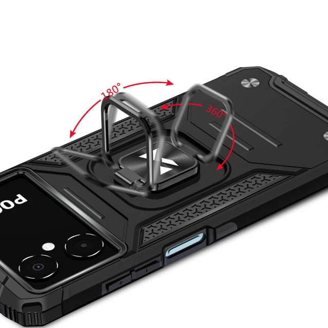 Чохол Wozinsky Ring Armor для Samsung Galaxy A03 Black (9145576265703)