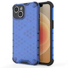 Чохол Hurtel Honeycomb для iPhone 14 Blue (9145576266090)