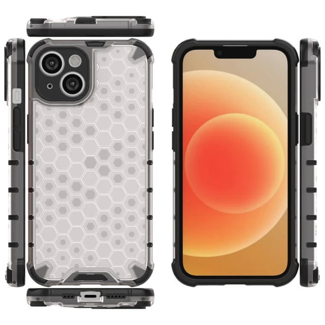 Чохол Hurtel Honeycomb для iPhone 14 Blue (9145576266090)