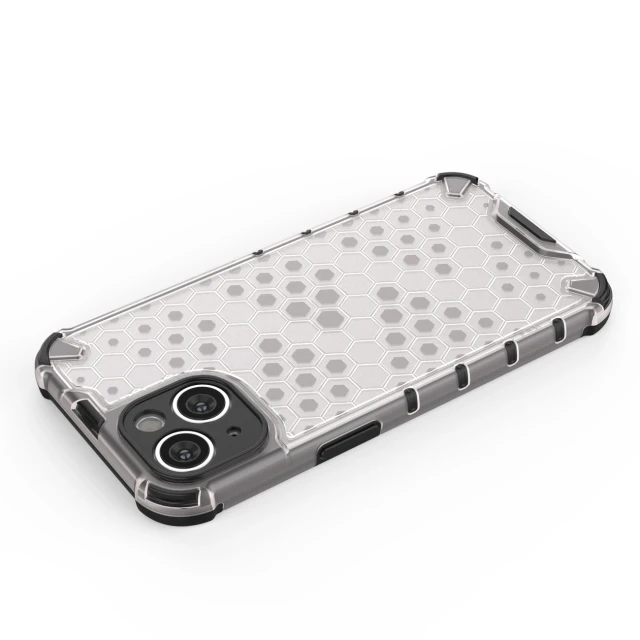 Чохол Hurtel Honeycomb для iPhone 14 Clear (9145576266106)