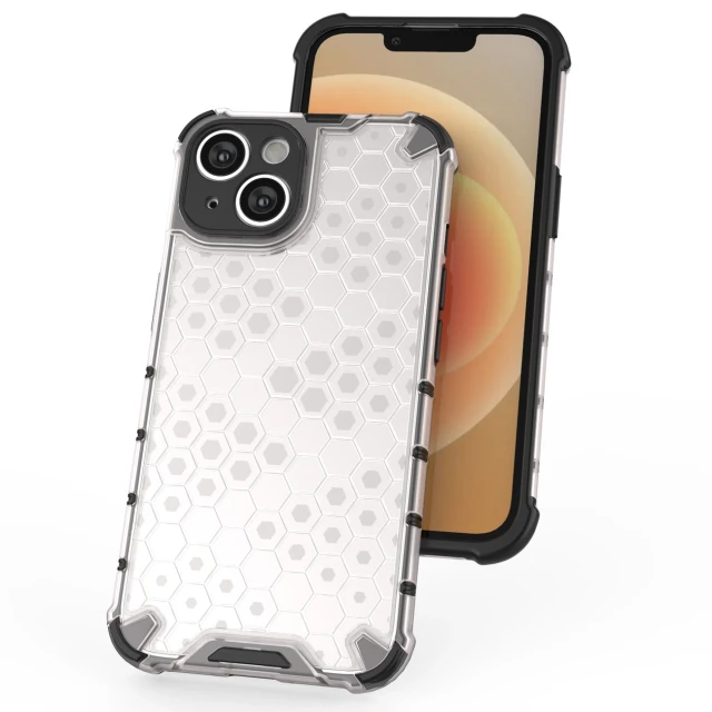 Чохол Hurtel Honeycomb для iPhone 14 Plus Blue (9145576266120)