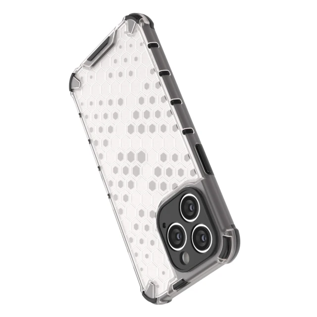 Чохол Hurtel Honeycomb для iPhone 14 Pro Blue (9145576266151)