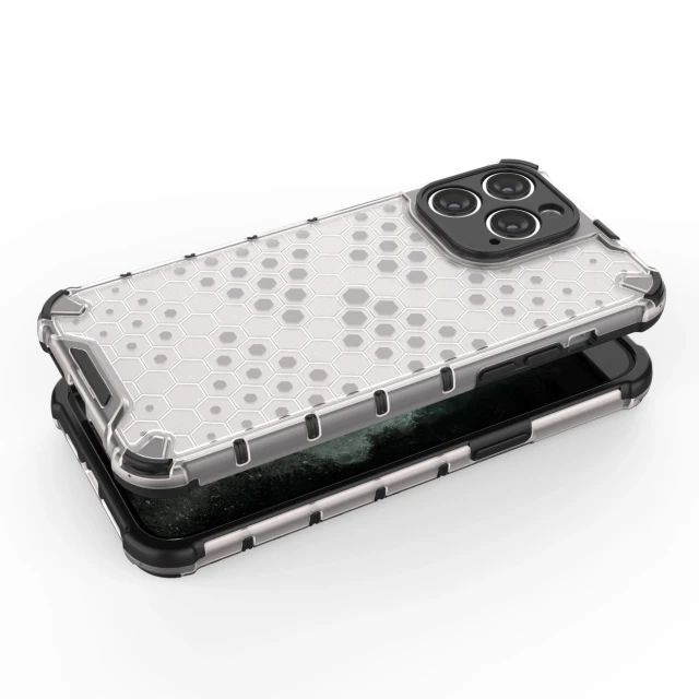 Чехол Hurtel Honeycomb для iPhone 14 Pro Clear (9145576266168)