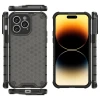 Чохол Hurtel Honeycomb для iPhone 14 Pro Max Black (9145576266175)