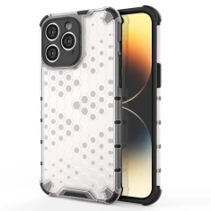 Чохол Hurtel Honeycomb для iPhone 14 Pro Max Clear (9145576266199)