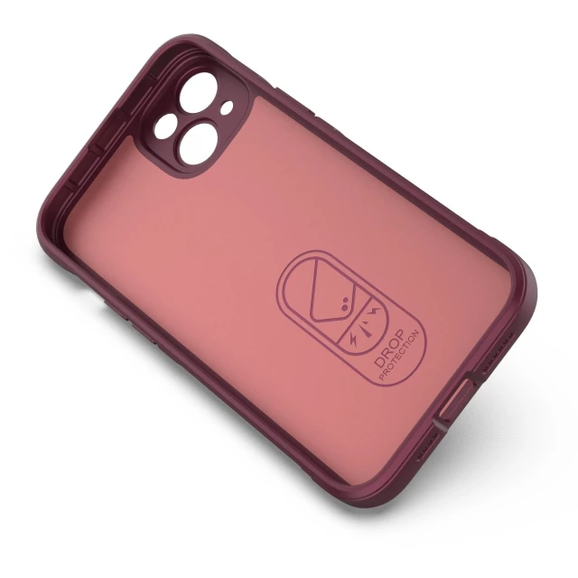 Чохол Hurtel Magic Shield Case для iPhone 14 Plus Burgundy (9145576266328)