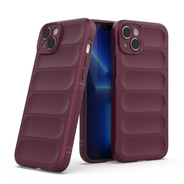 Чохол Hurtel Magic Shield Case для iPhone 14 Plus Burgundy (9145576266328)