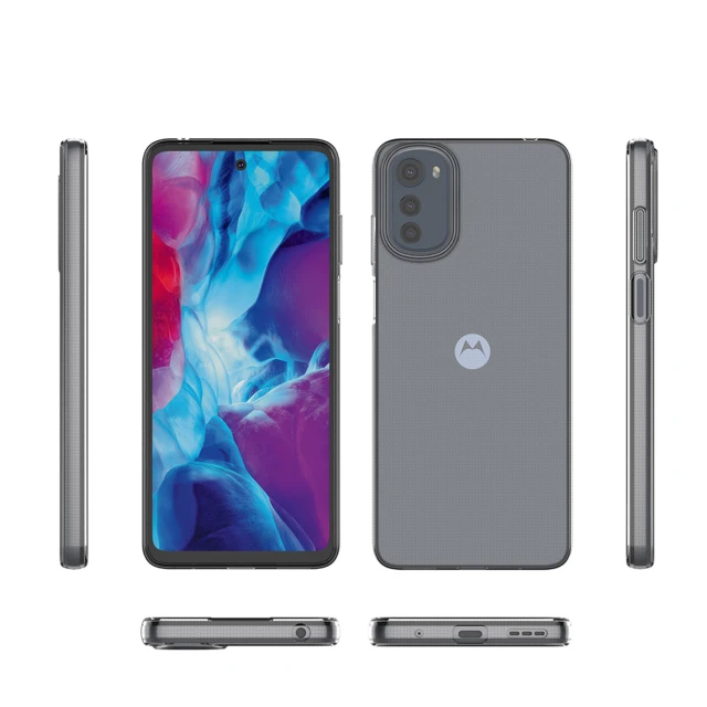 Чохол HRT Ultra Clear для Motorola Moto E32 Transparent (9145576266465)