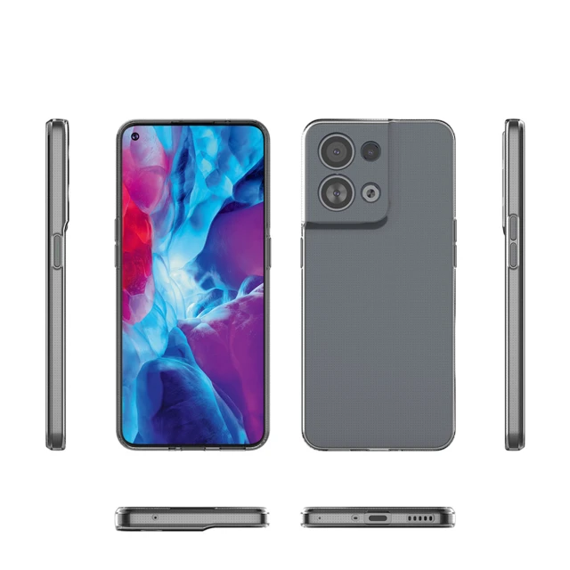 Чехол HRT Ultra Clear для Oppo Reno 8 Pro Transparent (9145576266502)