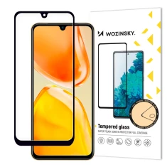 Защитное стекло Wozinsky Tempered Glass для Vivo X80 Lite/V25 Black (case friendly) (9145576266618)