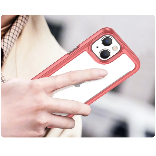 Чехол Hurtel Outer Space Case для iPhone 14 Red (9145576267028)