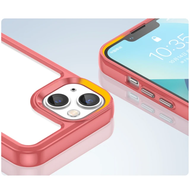 Чехол Hurtel Outer Space Case для iPhone 14 Red (9145576267028)