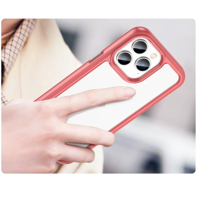 Чохол Hurtel Outer Space Case для iPhone 14 Pro Max Red (9145576267172)