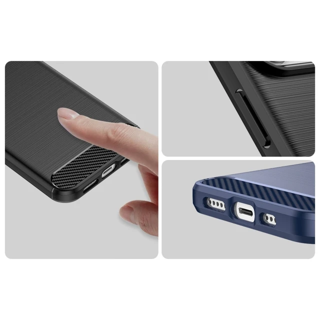 Чохол Hurtel Carbon Case для iPhone 14 Pro Black (9145576267240)